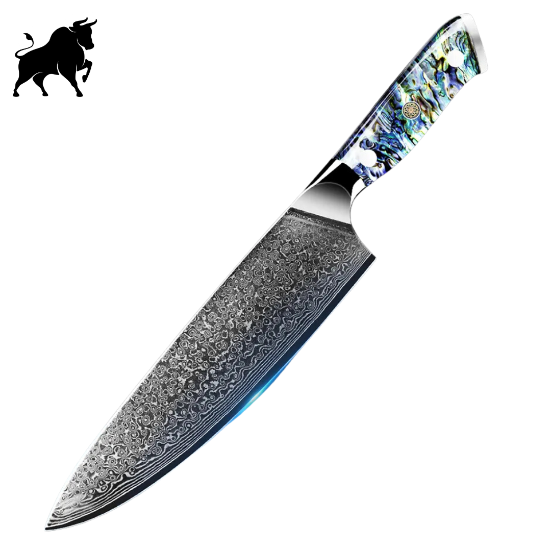Luxy Detail 8-Inch Damascus Steel Chef Knife