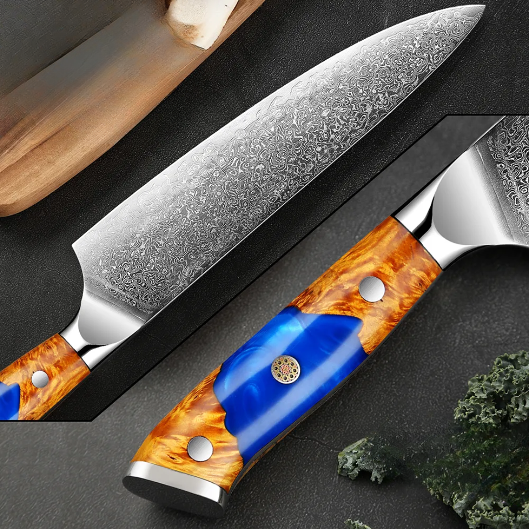 Premium 8-Inch Damascus Steel Chef's Knife