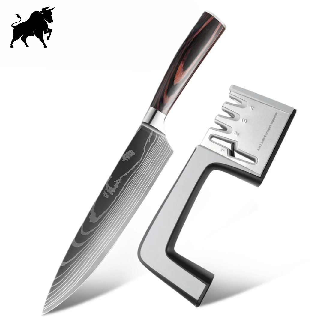 Ultimate Knife Set with 4-in-1 Sharpener