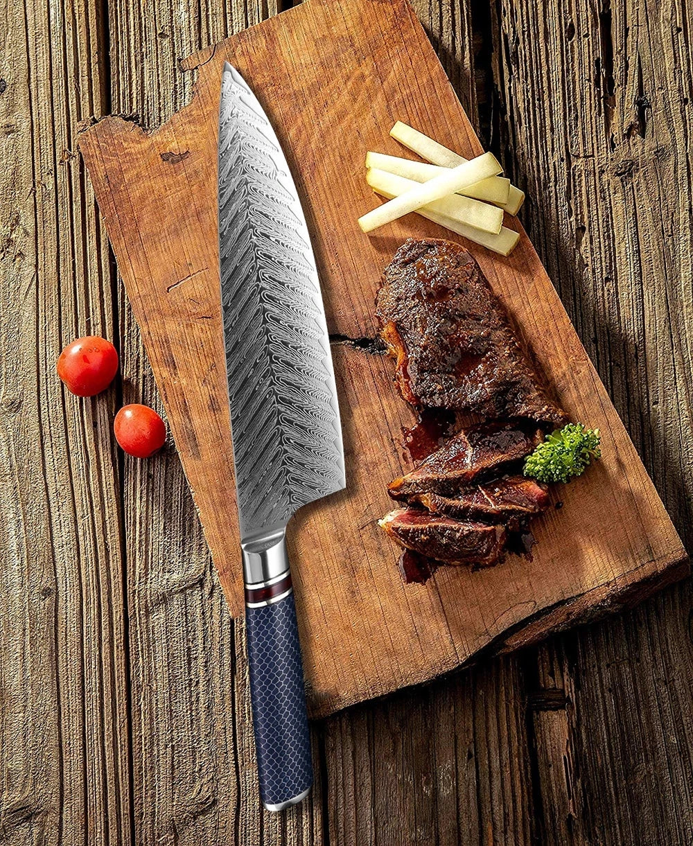 Ocean 8 Damascus Steel Knife