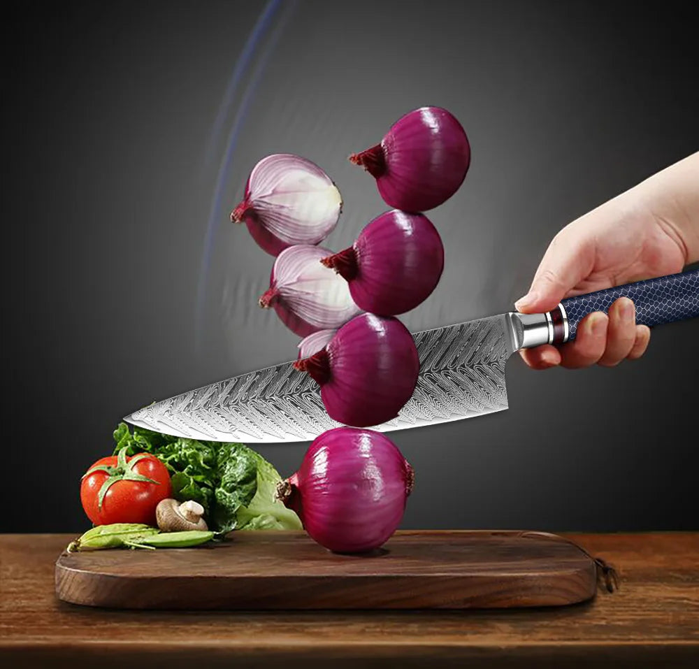 Ocean 8 Damascus Steel Knife
