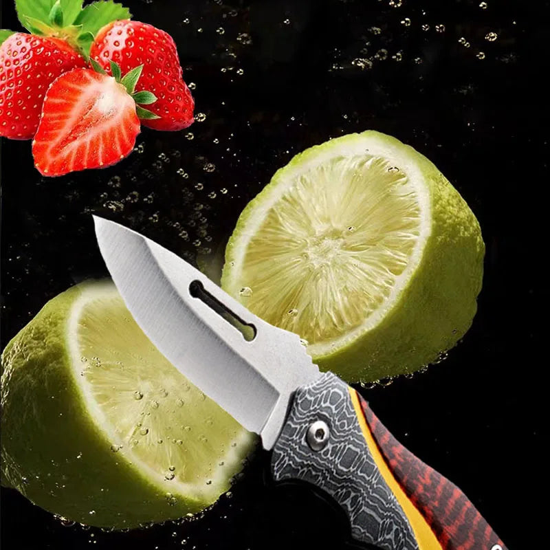 High-Durability Red Knife