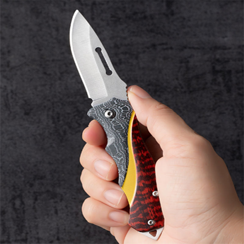 High-Durability Red Knife