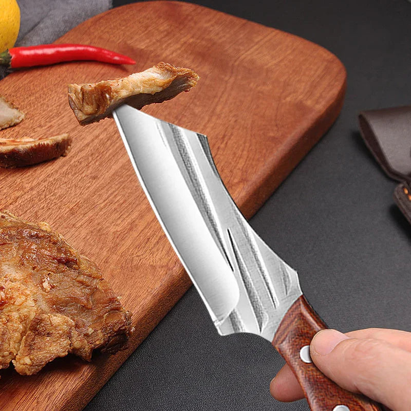 Artisan Glaze Knife - Hand Forged with Protective Sheath