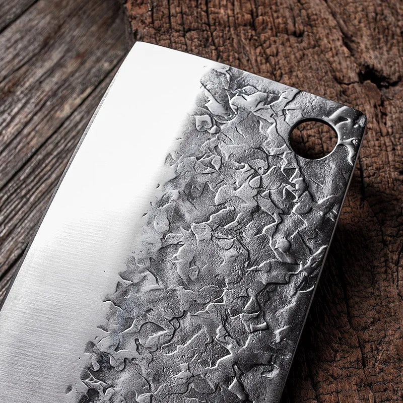 Artisan Oak Knife - Hand Forged