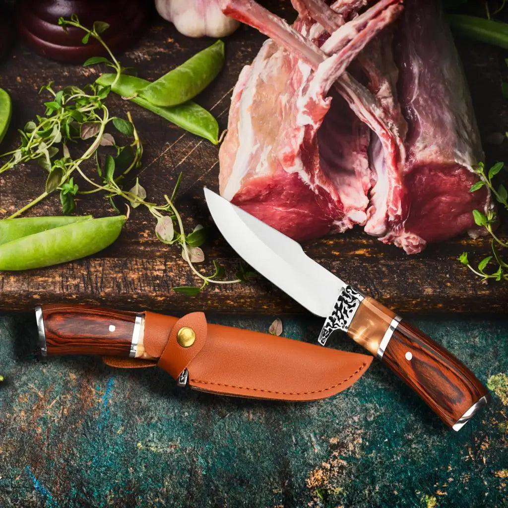 Handcrafted Texas Knife - Forged by Hand with Sheath