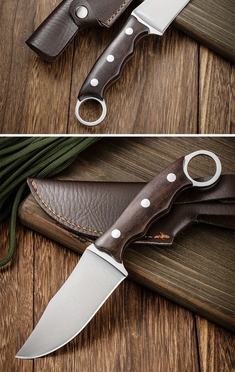 Artisan Barbecue Knife - Hand Forged with Protective Sheath