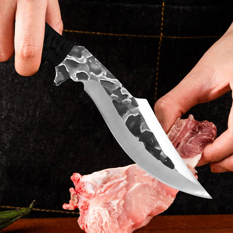 Artisan Filleting Knife - Hand Forged with Protective Sheath