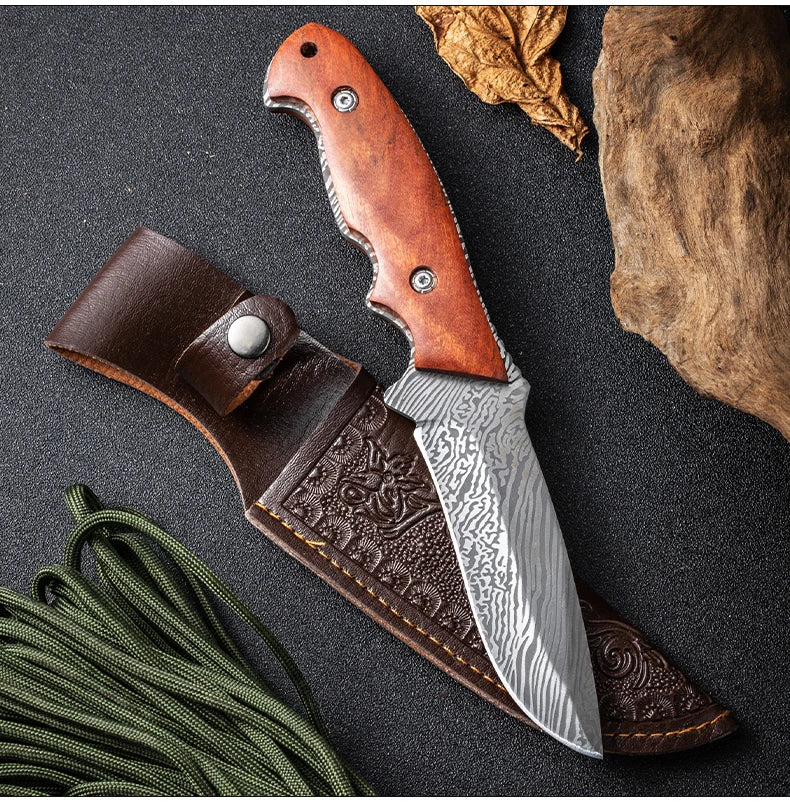 Artisan Farm Knife - Hand Forged with Custom Sheath