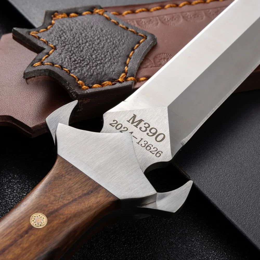 Artisan Forged Sword with Custom Sheath