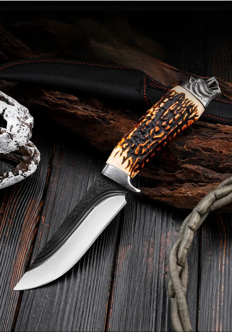 Artisan Wolf Blade - Hand-Forged with Custom Sheath