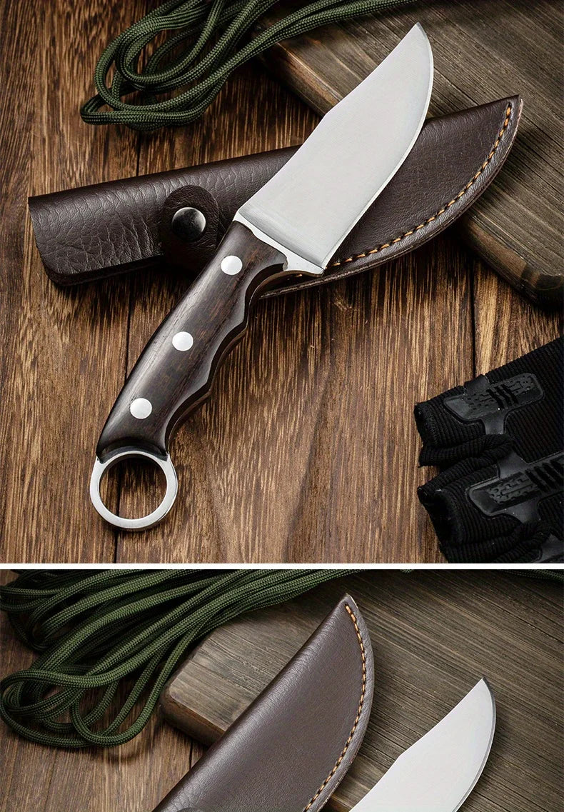 Artisan Barbecue Knife - Hand Forged with Protective Sheath