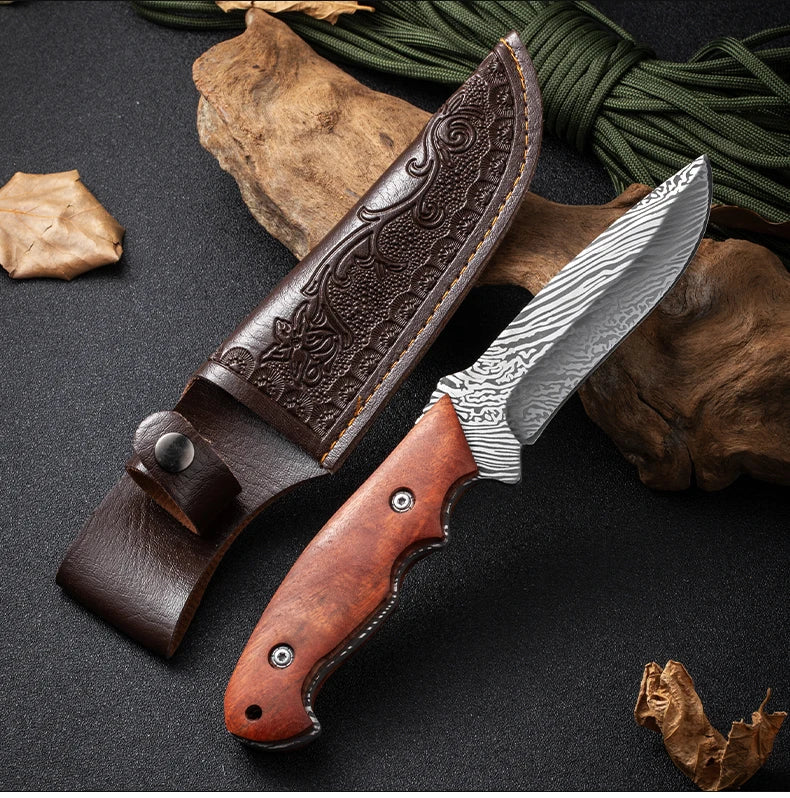 Artisan Farm Knife - Hand Forged with Custom Sheath