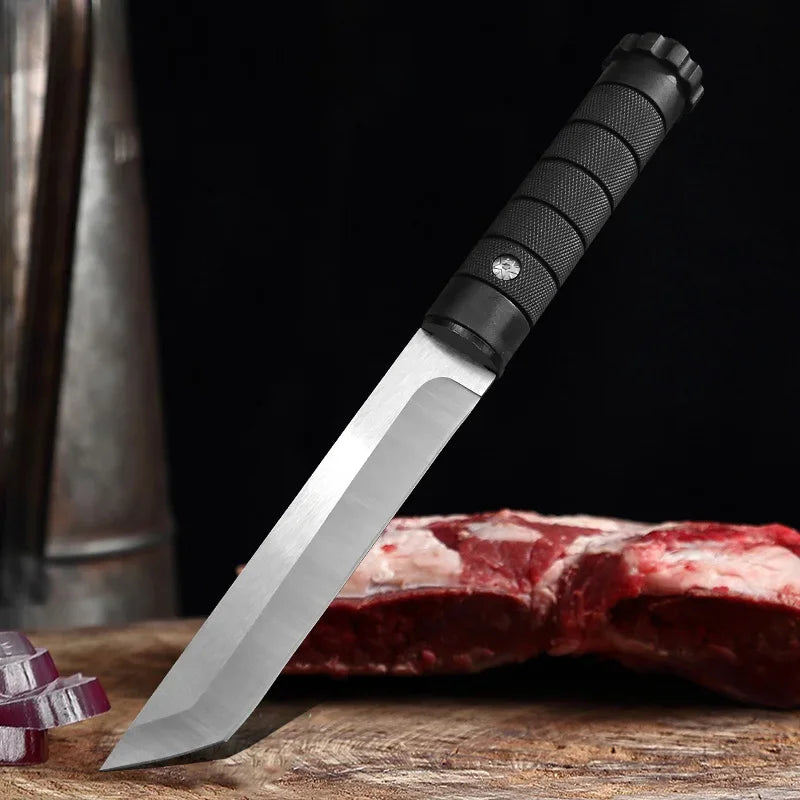Artisan Chili Knife - Hand Forged with Custom Sheath