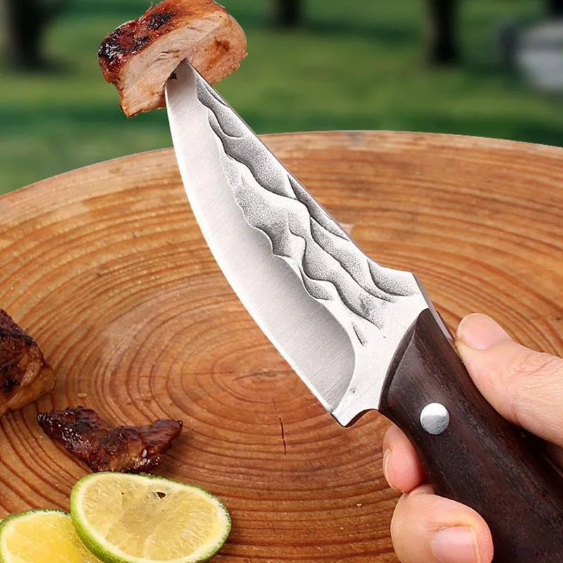 Set of 4 Hand Forged Professional King Knives with Sheaths