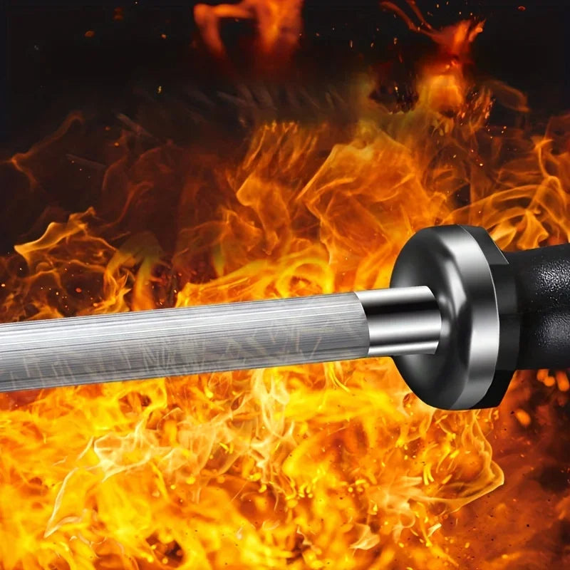 Premium Black Knife Sharpening Rod
