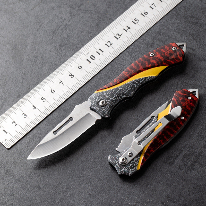 High-Durability Red Knife