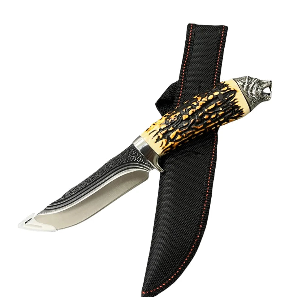 Artisan Wolf Blade - Hand-Forged with Custom Sheath
