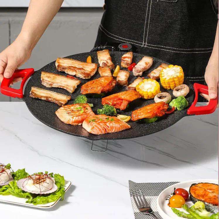 Stone-Coated Non-Stick Electric Grill
