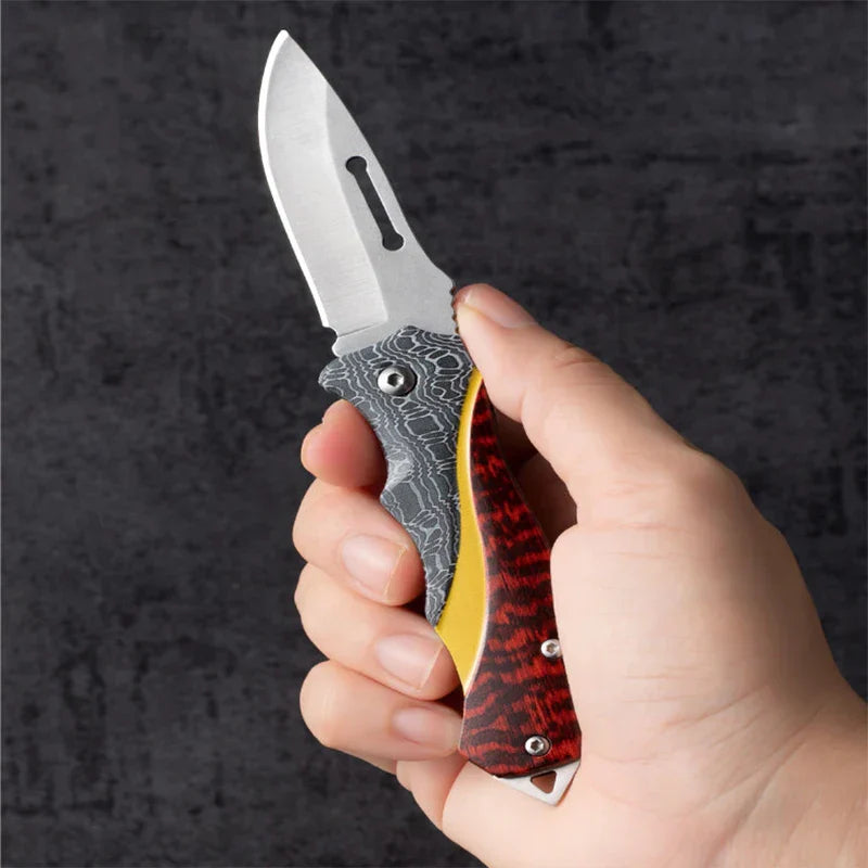 High-Durability Red Knife
