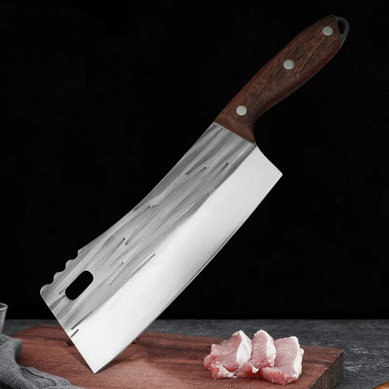 Artisan Garlic Knife - Hand Forged with Protective Sheath