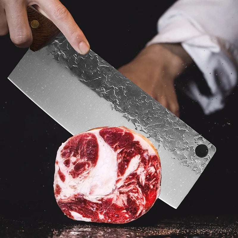 Artisan Oak Knife - Hand Forged