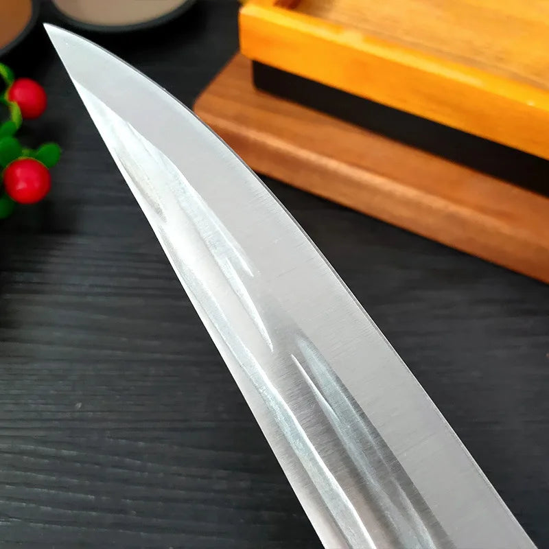 Artisan Crafted Fine Knife - Hand Forged with Protective Sheath