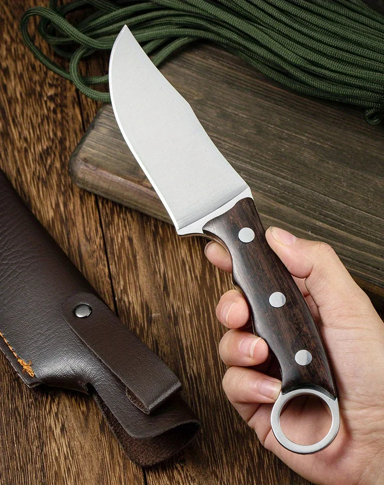 Artisan Barbecue Knife - Hand Forged with Protective Sheath