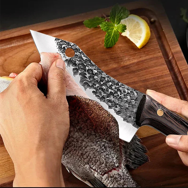 Artisan Curved Knife - Hand Forged