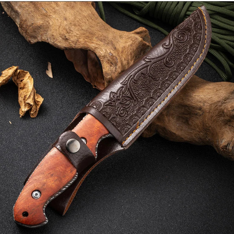 Artisan Farm Knife - Hand Forged with Custom Sheath