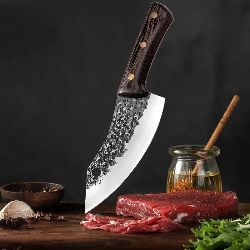 Artisan Curved Knife - Hand Forged