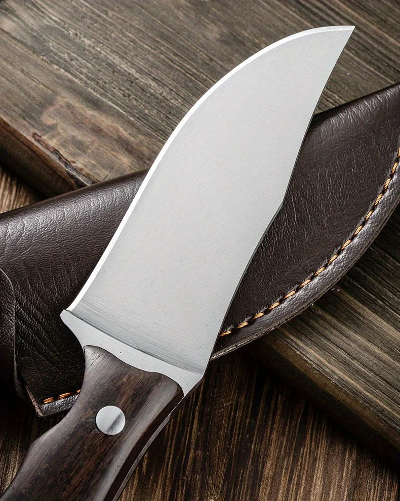 Artisan Barbecue Knife - Hand Forged with Protective Sheath