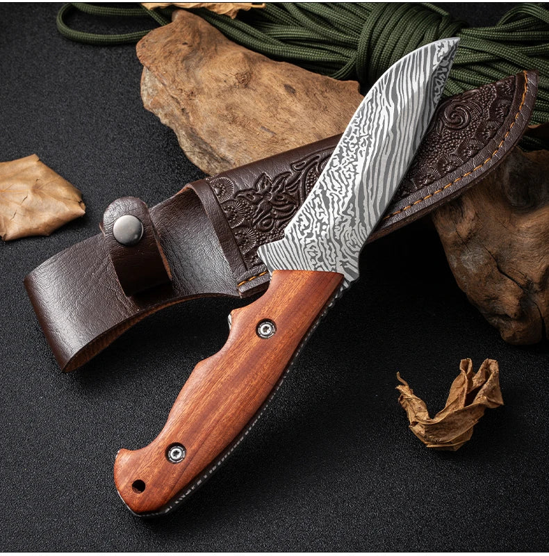 Artisan Farm Knife - Hand Forged with Custom Sheath
