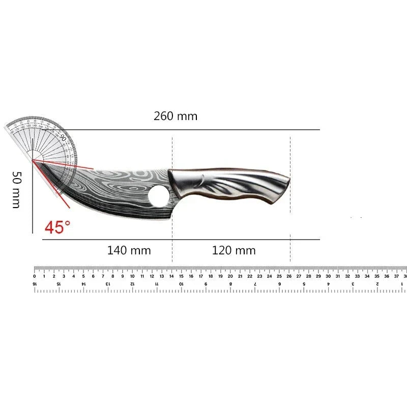 Stainless Steel Knife with Protective Sheath