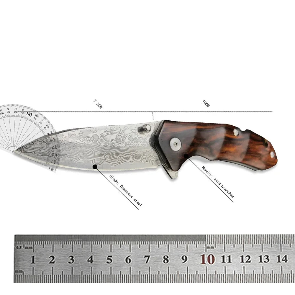 Handcrafted Damascus Steel Knife
