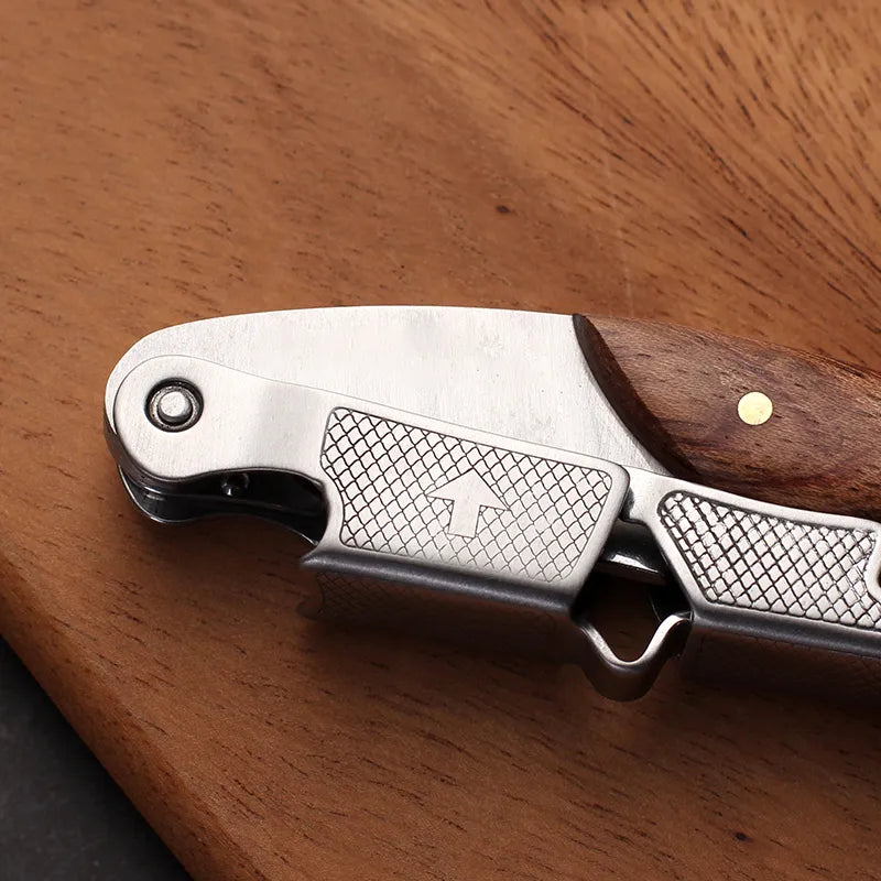 Premium Wooden Handle Corkscrew