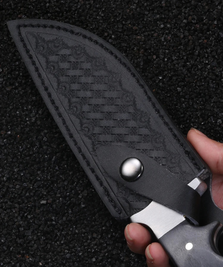 Artisan Match Knife - Hand Forged with Custom Sheath