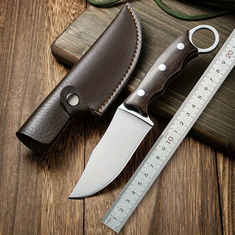 Artisan Barbecue Knife - Hand Forged with Protective Sheath