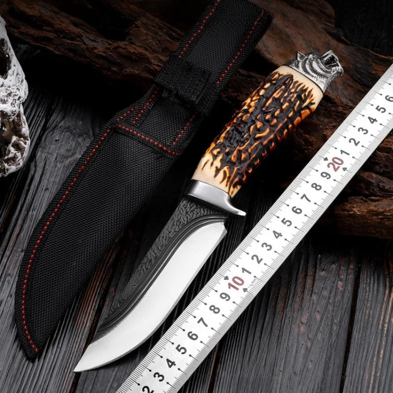 Artisan Wolf Blade - Hand-Forged with Custom Sheath