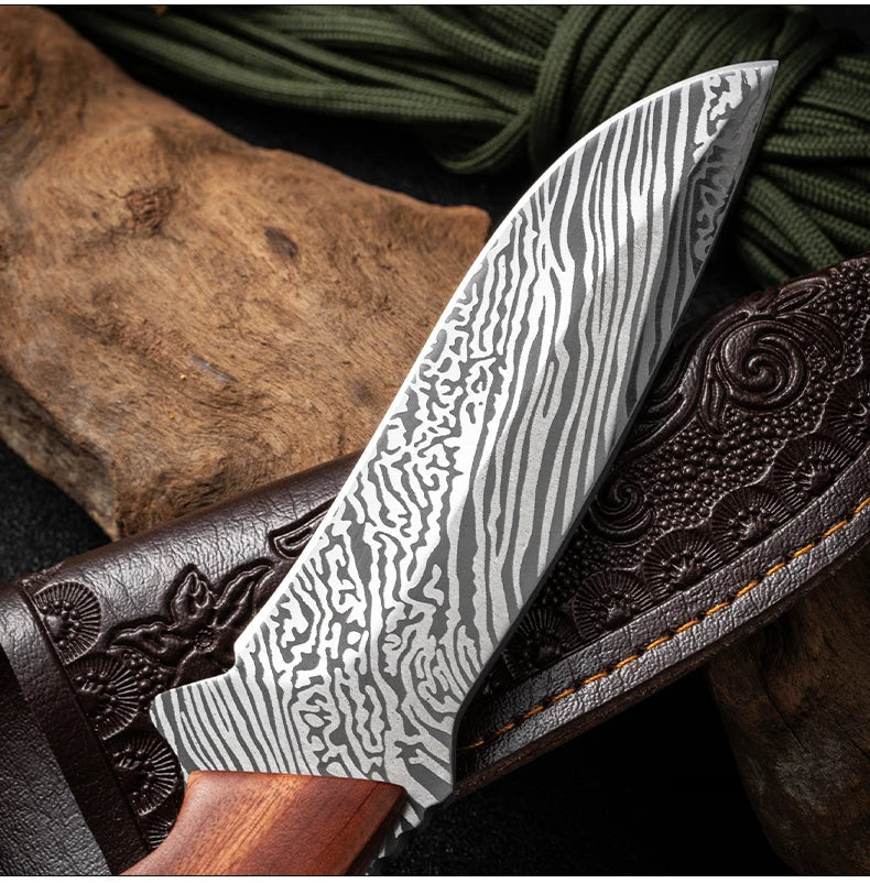 Artisan Farm Knife - Hand Forged with Custom Sheath