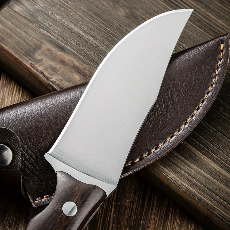 Artisan Barbecue Knife - Hand Forged with Protective Sheath