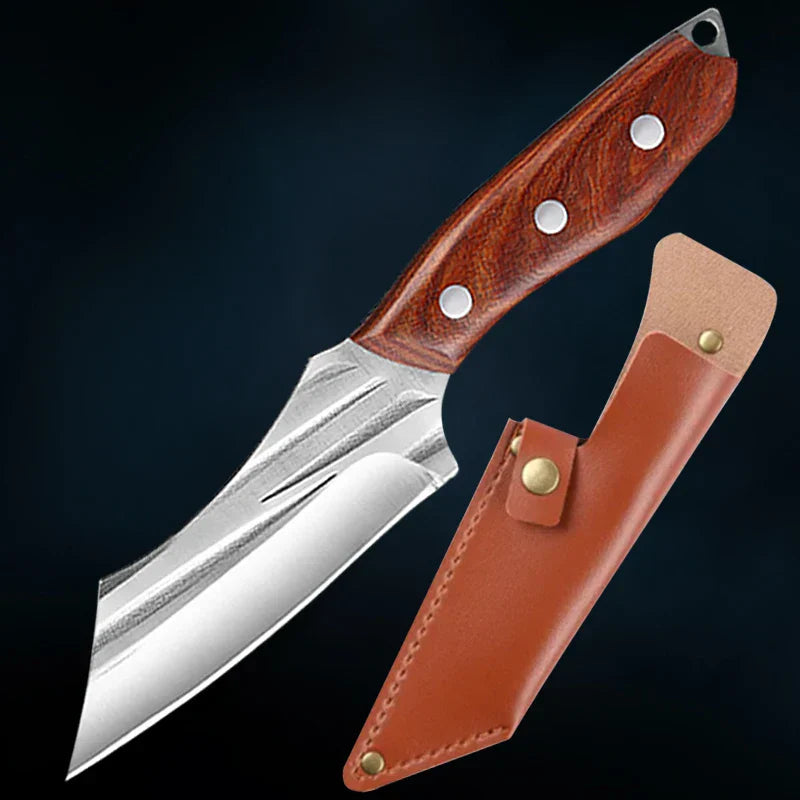 Artisan Glaze Knife - Hand Forged with Protective Sheath