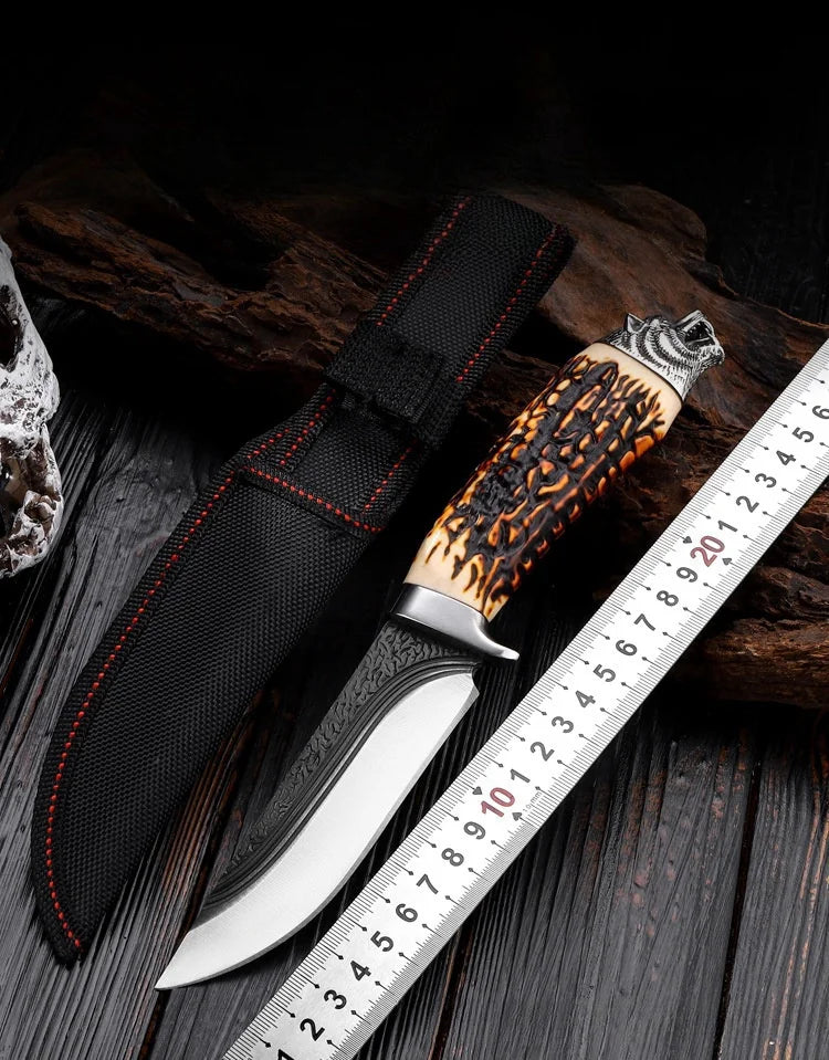 Artisan Wolf Blade - Hand-Forged with Custom Sheath