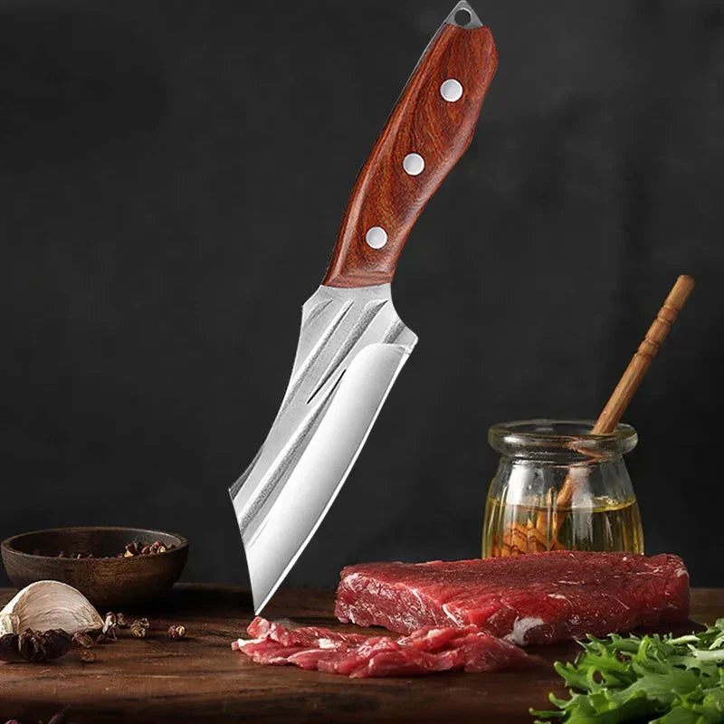 Artisan Glaze Knife - Hand Forged with Protective Sheath