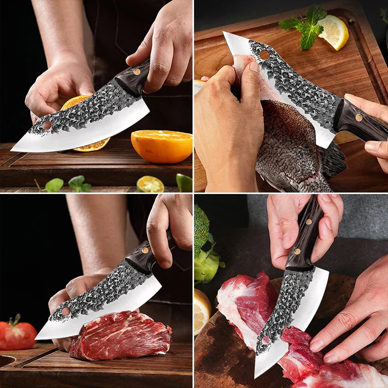 Artisan Curved Knife - Hand Forged