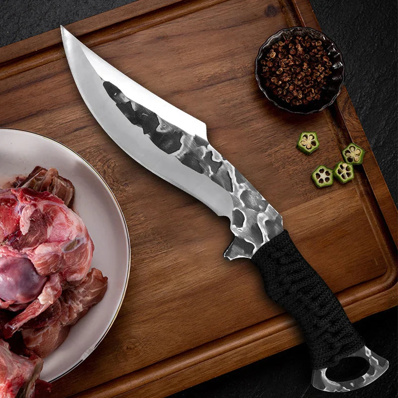 Artisan Filleting Knife - Hand Forged with Protective Sheath
