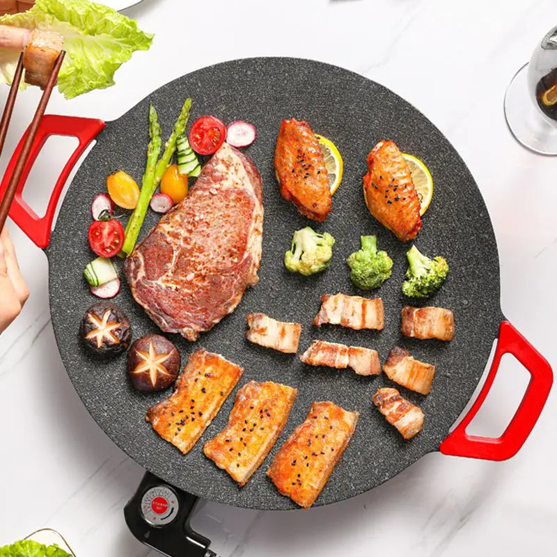 Stone-Coated Non-Stick Electric Grill