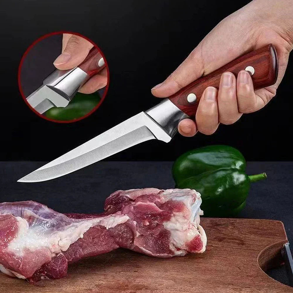 Set of 2 Hand-Forged Boning Knives - Purchase 1, Receive 2!
