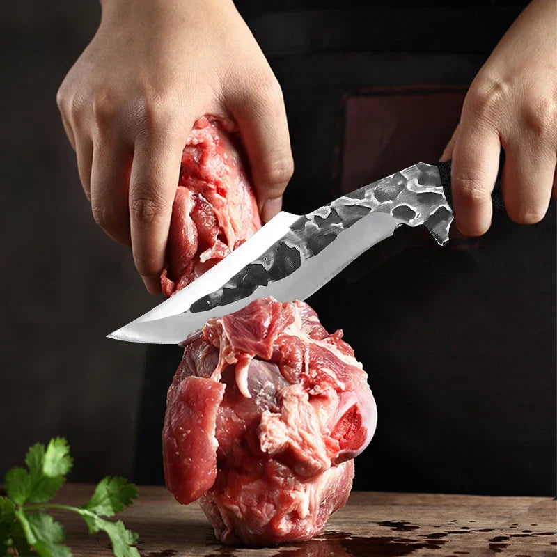 Artisan Filleting Knife - Hand Forged with Protective Sheath
