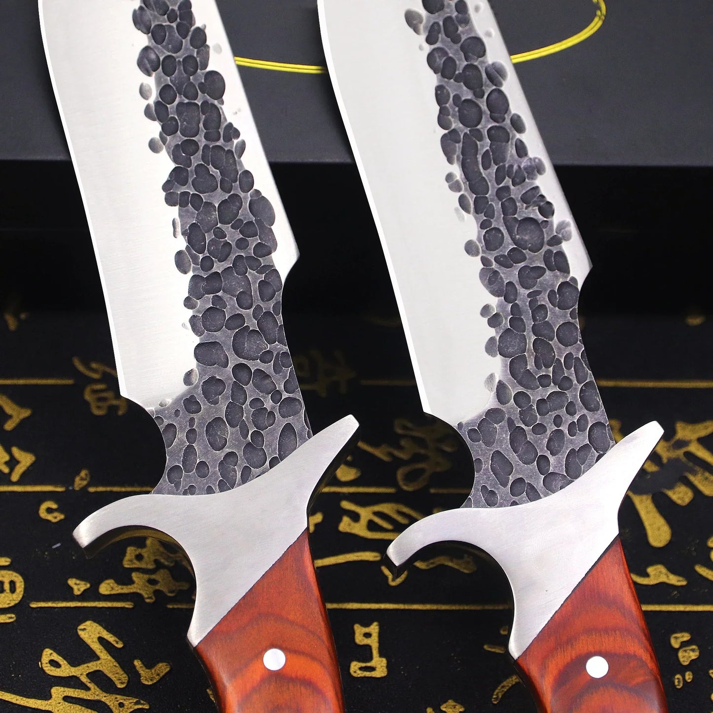 Artisan Fire Knife - Hand-Forged with Custom Sheath